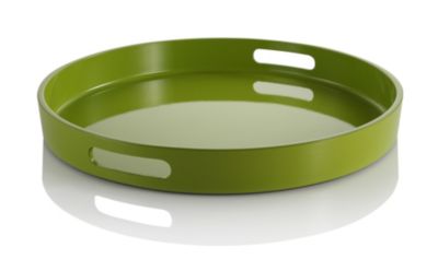 Lacquer Round Tea Serving Tray